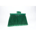 SPARTA Plastic Broom Head, Angled, Flagged for Small Debris Indoor, Outdoor, Home, Restaurant, Lobby, Office, 12 Inches, Green, (Pack of 12)