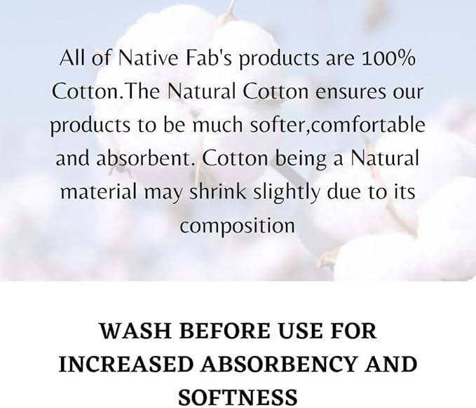 Native Fab 4 Pack Farmhouse Modern Stripe Kitchen Dish Towels Cotton Super Absorbent Quick Drying Reusable 18x26 Inches - Bar Hand Towels, Kitchen Cleaning Towels with Hanging Loop, Yellow