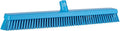 Vikan 31953 24" Heavy-Duty Push Broom, Soft/Stiff, Blue