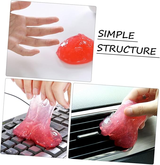Keyboard Cleaning Gel for Computer Laptop Electronics 20 PCS Dust Remover Easy to Use Detailing Gel for Dust and Dirt Removal Random Color