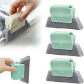Magic Window Track Cleaner, 2025 New Window Groove Cleaning Brush Tools Set, Hand-held Window Track Cleaner Brushes Tools Set for Window lides Gaps Tile Lines Shutter Car Vents (Green 3pcs)