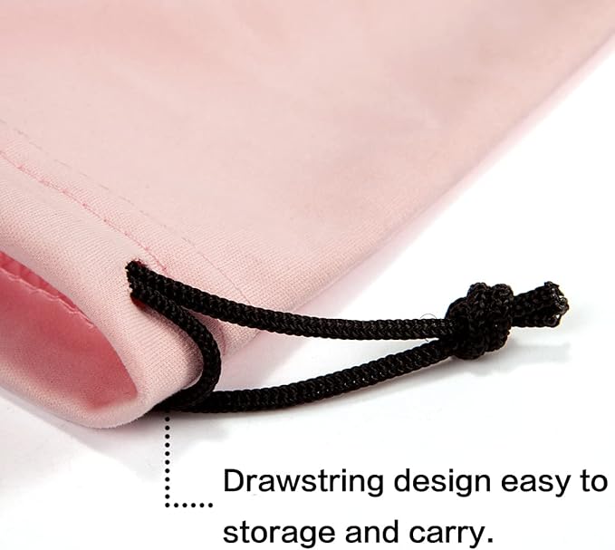 TRIUMPH VISION Soft Eyeglass Pouch 3 Pack - Pouch for glasses Microfiber Screen Cleaning Bag