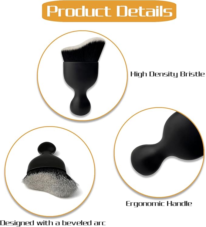 Car Interior Dust Brush, Auto Detailing Brush, Soft Bristles Car Cleaning Brushes, Tool for Air Conditioner Vents, Leather, Computer, Scratch Free, Car Interior Accessories