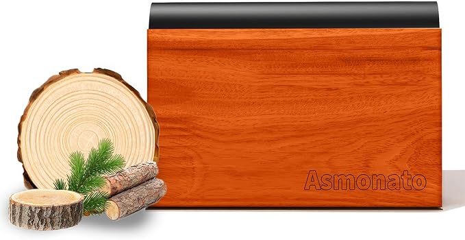 Car Air Freshener-The Original Wood Air Freshener for Visor Clip - Long Lasting Car Odor Eliminator and Scent Diffuser for Cabin, Truck & SUV-Includes 2 Metal Clips-Teak
