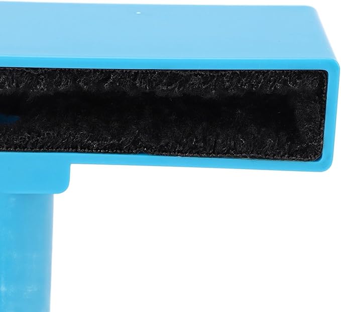 Ceiling Fan Blade Cleaner Duster, Fan Blade Cleaning Tool with Washable Brush Attachment, Efficient Dust Remover for Home Ceiling Fans (Blue)