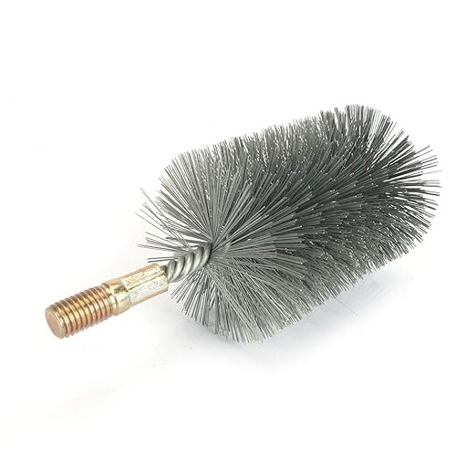 1Pc 2.5" Dia Stainless Steel Cylinder Bores Wire Round Tube Cleaning Brush 65mm