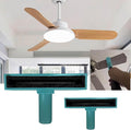 Generic Ceiling Fan Cleaner, Fan Cleaner Duster Attachment, Reusable Ceiling Fan Blade Cleaner, Fan Cleaners for Ceiling Fans, Furniture Cleaning Brush, Ceiling Fan Cleaning Tool. (Black)