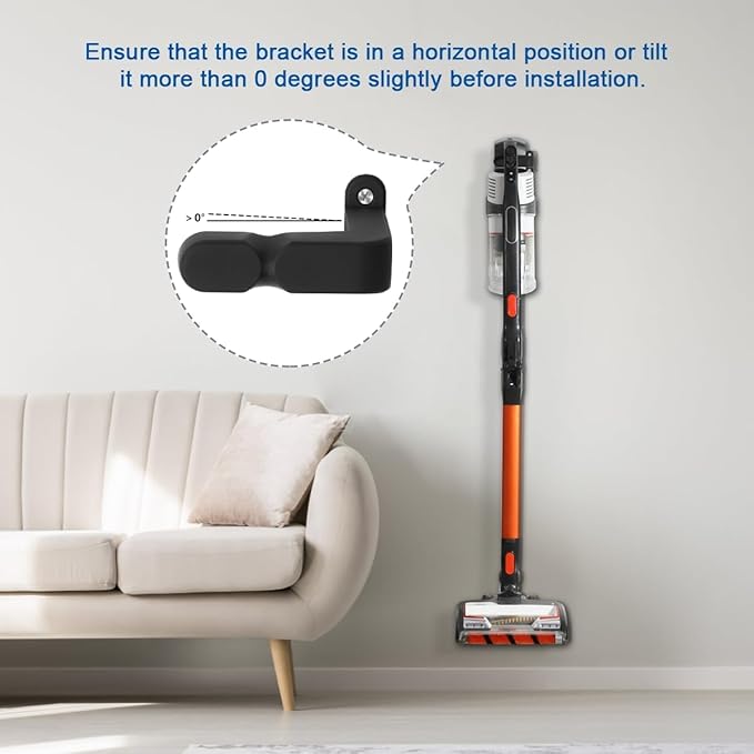 LANMU Wall Mount Holder Compatible with Shark IX141 IX141AMZ IZ377H IZ376H IZ387H IZ462H IZ163H IZ363HT IZ682H Pet Cordless Stick Vacuum, Handheld Vac CH951 and V10 V11 V12 V15 Vacuum Cleaner