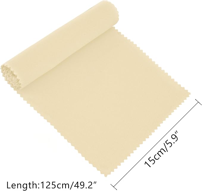 88 Keys Piano Keyboard Off-White Dust Cover - For Upright Grand Pianos, Digital Pianos and Electronic Keyboards - Protective Key Cover Cloth (2 Packs)