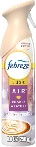 Febreze Air Mist Air Freshener Spray, Odor-Fighting Room Spray, Air Fresheners for Home and Bathroom and Kitchen, Aerosol Can, Cuddle Weather Scent, 8.8oz, 1 Count