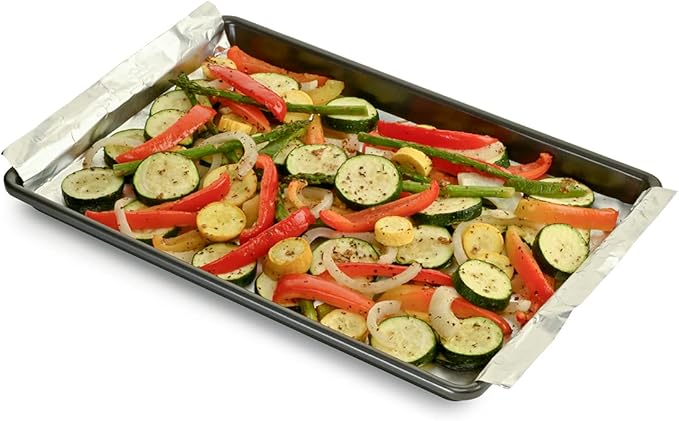 Amazon Basics Heavy Duty Foil, 95 Sq Ft | Non-Stick | Pack of 2