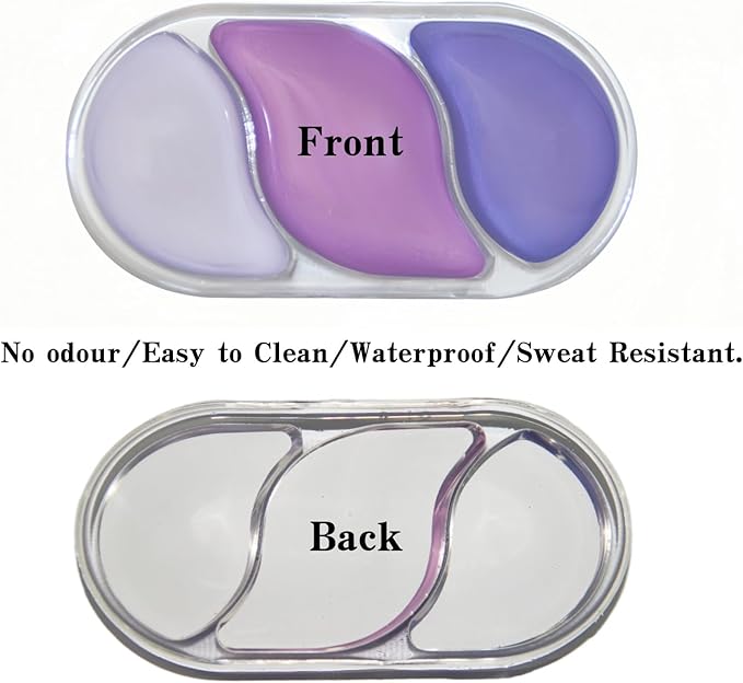 Ergonomic Cooling Gel Mouse Wrist Rest Pad, Arm Support with Non-Slip Base for Desk Cute Accessories (Classic, Purple, Suitable for Mouse)