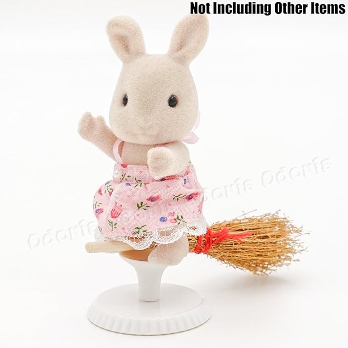 Odoria 1/12 Miniature Broom Dollhouse Decoration Accessories