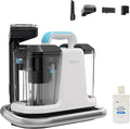 Portable Carpet & Upholstery Spot Cleaner, Compact Strong-Suction Machine with Scrubbing Brush, Removes Pet Stains, Spills & Dirt from Sofas, Stairs, Rugs, Mattresses & Car Interiors