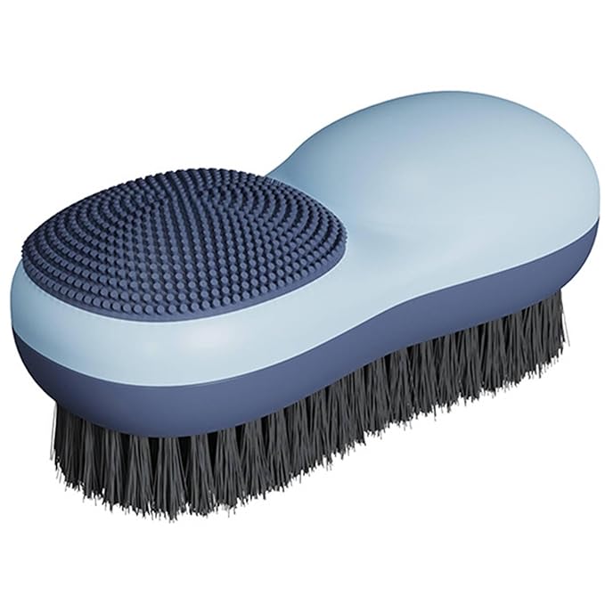 Heavy Duty Nail Brush for Cleaning Fingernails Two Sided Fingernail Scrub Brush Scrubber Stiff Bristles Mechanical Brush for Hand and Under Nails