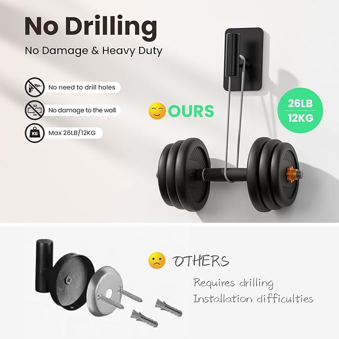 Black Hooks for Hanging Heavy Duty, Wall Hooks for Shower, Bathroom, Towel, Coat, Robe, Waterproof & Rustproof Adhesive Hooks, Sticky Towel Hooks for Walls No Damage- 2 Pack