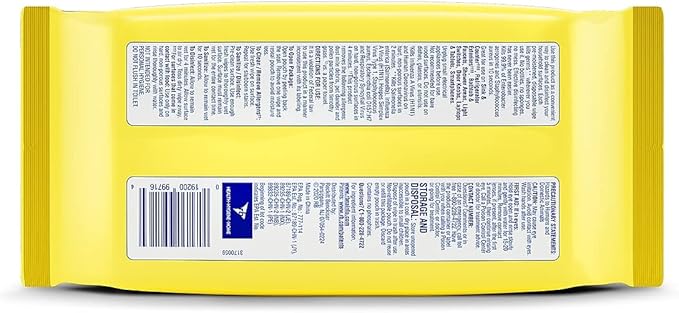 LYSOL Disinfecting Wipes - Lemon & Lime Blossom Flatpack 80 ct. (Pack of 1)