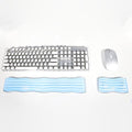Wrist Rest for Keyboard and Mouse, Ergonomic Gel Keyboard Wrist Rest for Effortless Typing & Pain Relief, Cool Silicone Gel Wrist Support Pad for Gaming, Computers, Laptops, Office Blue