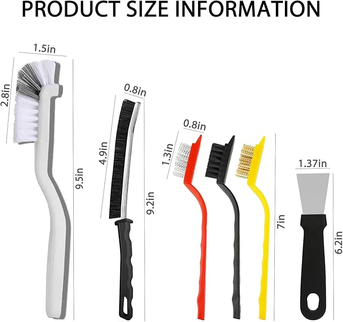 Crevice Cleaning Brush,Multifunctional Cleaning Brush Tool, Bathroom Gap Brush, Small Cleaning Brush, Grout Brush, Kitchen Brush,