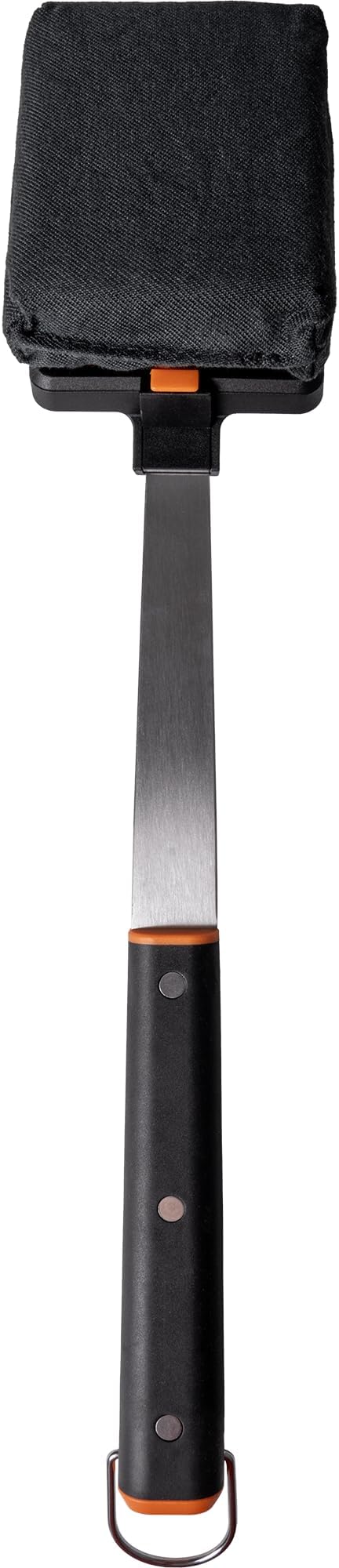 Traeger Grills BBQ Steam N' Clean Grill Brush – Bristle-Free Steam Cleaning Grill Brush for Hot Grates, Safe for Porcelain Grates & Flat Top Griddles, Dishwasher-Safe Replaceable Head