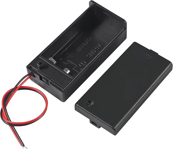 8pcs 9V Battery Holder 9V Battery Holder with Switch 9V Battery Case with Switch 9V Battery Case Holder with Cover Storage Case Holder