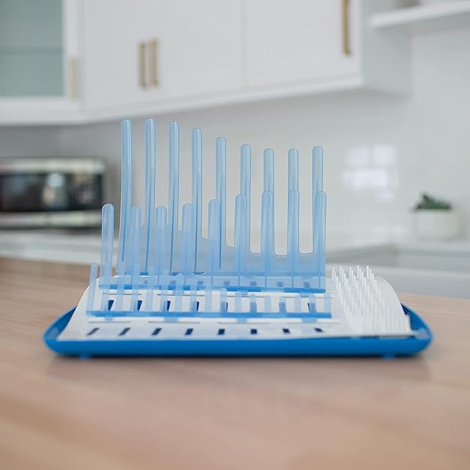 Dr. Brown's Universal Baby Bottle Drying Rack with Dishwasher Basket
