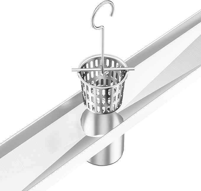 Neodrain Shower Drain Hair Catcher Hair and Debris Strainer only for Neodrain Shower Drains,Hair Trap, Hair Filter with Lifting Hook Key