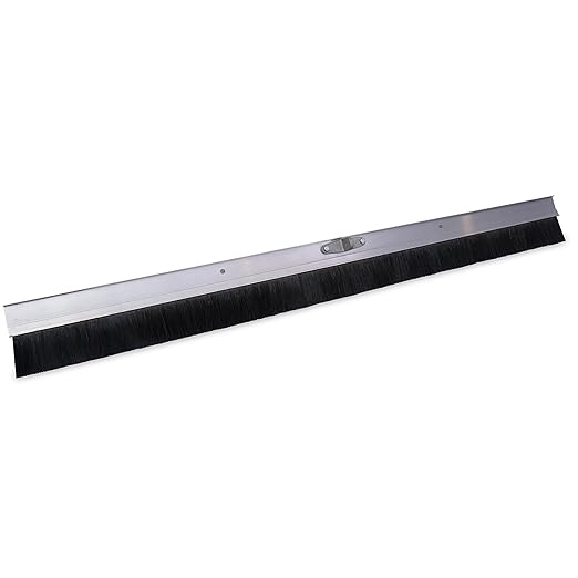 MARSHALLTOWN Aluminum Backed Concrete Broom for Finishing, Polypropylene Fibers, 72 Inch, Made in The USA, 430