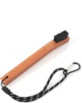 Golf Club Cleaner Brush with Rope and Metal Clasp,Multi-Function Golf Groove Dirt Mud Remover,Stiff Bristles Shoe Cleaner/Portable Golf Cleaning Tool fit for Hiking/Farm/Walking Boot