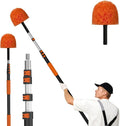 20FT Cobweb Duster with Extension Pole, Spider Web Brush for Cleaning Extendable, Professional Ceiling and Corner Dusters for Outdoor Indoor Use