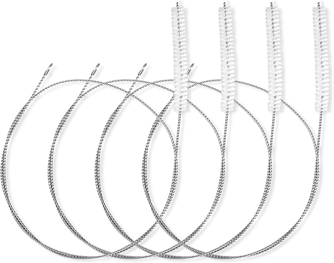 4Pcs 39.4inches Pipe Cleaners Tube Straw Brush, Extra Long Cleaning Brush for Cleaning Straw Bottle Pipe Cleaners Long Laboratory Catheter