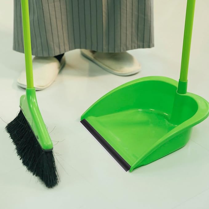 Dustpan Rubber Lip Replacement Strips 26cm 4pcs Soft Black Rubber Edge Protectors for Garbage Shovel Dustpan Repair and Replacement Accessories for Household Cleaning