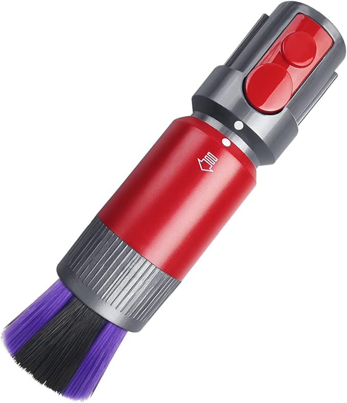 Traceless Scratch-free Dusting Brush Compatible with Dyson V7 V8 V10 V11 V12 V15 Gen5 detect and Gen5 outsize Vacuum Cleaners, Handy Self-cleaning Soft Bristles NOT for Digital Slim Series