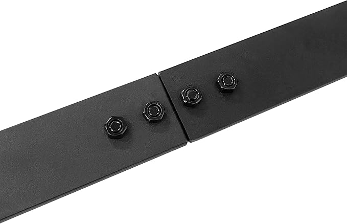 Homacer Sliding Barn Door Hardware Black Rustic Junction Plate