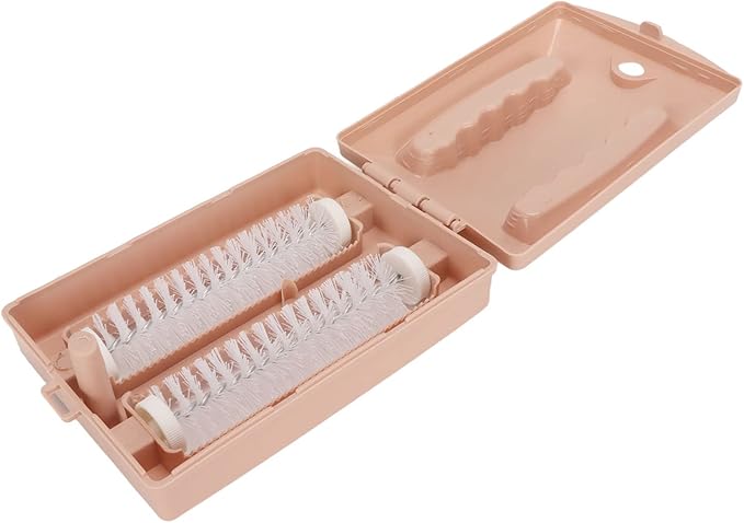 Carpet Sofa Sweeper, Double Roller Remove Debris Table Sweeper Cleansing Brush for Desktop Bed