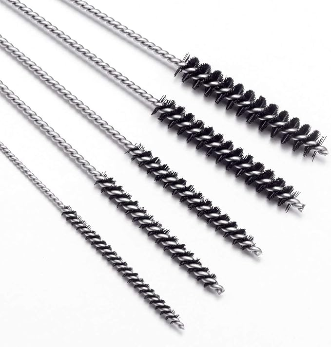 6 Set Carburetor Carbon Dirt Jet Remove Cleaner 39 Cleaning Wires Set + 30 Cleaning Needles + 15 Nylon Brushes for Motorcycle ATV Moped Welder Carb Chainsaw Spray Guns Welding Torch Tip Cleaner