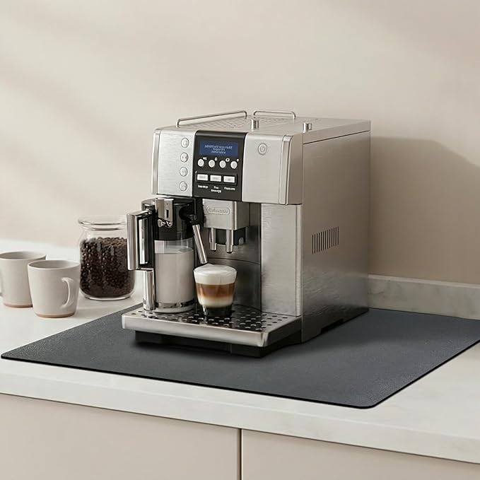 Dish Drying Mats for Kitchen Counter, Waterproof Coffee Mat for Countertop, Under Sink Mats, Coffee Bar Mat Accessories