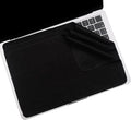 MUBUY-GOL 3 Pack Microfiber Liner Cleaning Cloth 13" with Screen Keyboard Imprint Protection, Laptop Keyboard Protector Compatible with MacBook Neo13/Pro13 /Air 13" and MacBook Pro 14"-Black