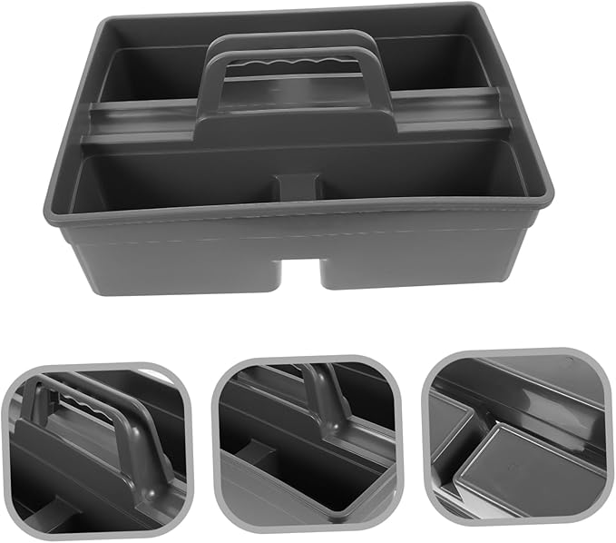 Portable Hand-held Cleaning Tool Organizer Sturdy Storage Box for Home and Car Efficient Cleaning Supplies Easy to Mount Household Cart