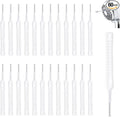 Patelai 60 Pcs Mini Shower Head Cleaner Brush Anti Clogging Nylon Cleaning Brush Multifunctional Shower Head Cleaner Nozzle for Window Slot, Phone, Keyboard, Car Vent, Little Gaps, 3D Printer Opening