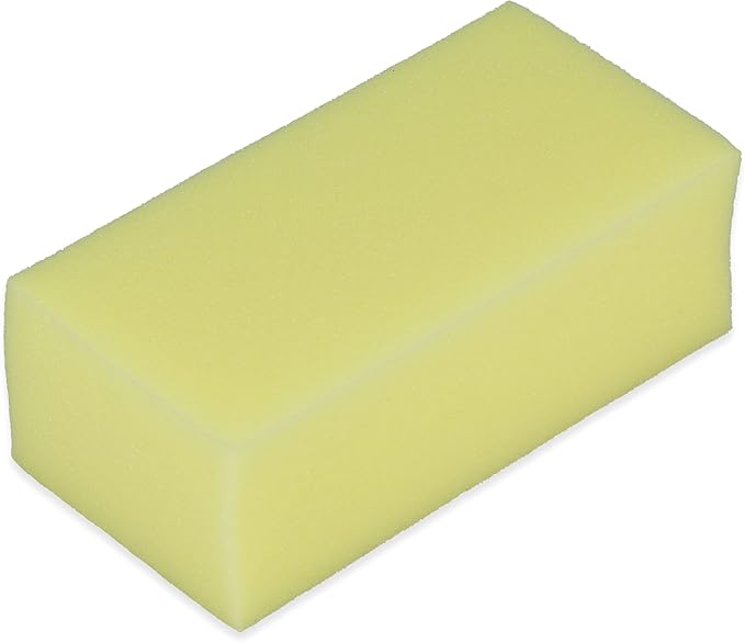 Carlisle FoodService Products 36550100 Commercial Cleaning/Washing Foam Sponge, 8.25", Yellow (Pack of 2)