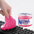 Generic Car Cleaning Gel Universal Detailing Kit Automotive Dust Car Crevice Cleaner Slime Auto Air Vent Interior Detail Removal for Car Putty Cleaning Keyboard Cleaner Car Accessories (Pink)