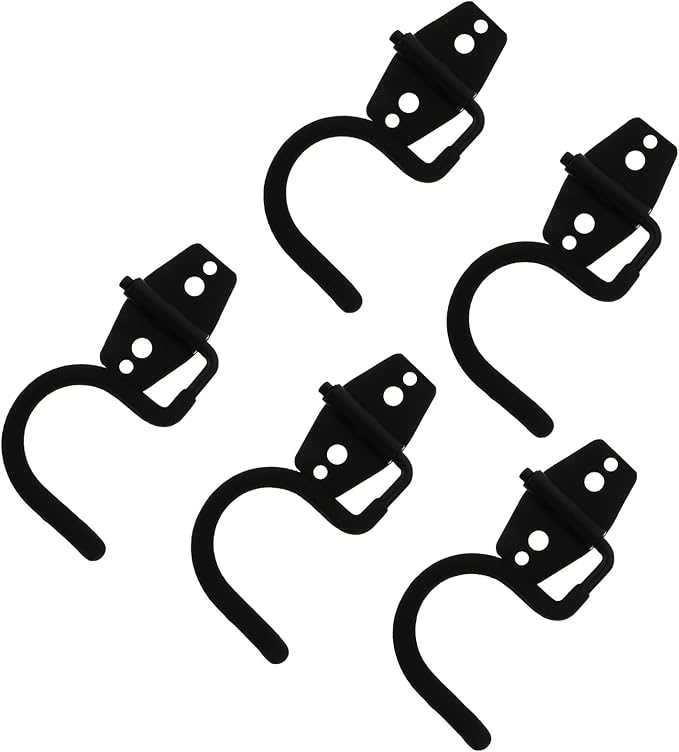 Angoily Broom Hooks 5PCS Broom Mop Hook Wall Hangers Heavy Duty Wall Mounted Mop Holder Garage Utility for Utility for Garage