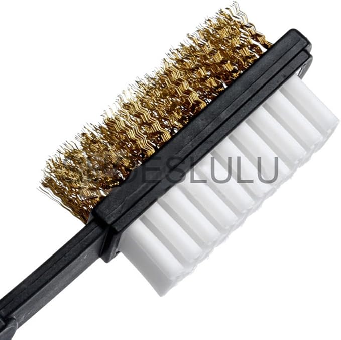 Suede & Nubuck 2 Ways Leather Larger Brush Cleaner (1 Pack, Longer Wires [Larger Surface])