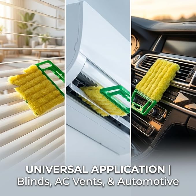Blind Cleaner Tool, Mini Blind Duster Brush, Venetian Blind-Dust-Cleaner, Handheld Blind Cleaning Brush for Home & Office Use