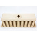 SPARTA 40423EC25 Plastic Floor Scrub Brush, Wall Brush, Equipment Brush With Nonabsorbent Bristles For Industrial Kitchens, Hospitals, Commercial Cleaning, 4 Inches, Tan, (Pack of 2)