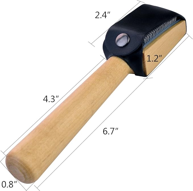 Dancing Shoes Brush Wooden Suede Sole Shoe Brush Cleaner Cleaning Brush for Modern Latin Dance Shoes Wire Brush