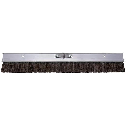 MARSHALLTOWN Aluminum Backed Concrete Broom for Finishing, Horsehair Fibers, 60 Inch, Made in The USA, 429HH