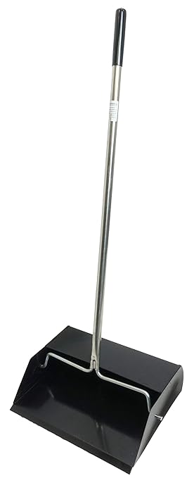 Weiler 71081 Lobby Dust Pan, Metal, Black