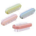 4 Pack Nail Brush for Cleaning Fingernails, Double-Sided Hand & Nail Scrubber with Soft and Stiff Bristles, Deep Clean Under Nails, Portable Nail Cleaning Tool for Home, Travel, Gardening